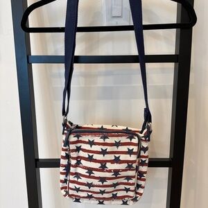Stars & Stripes Crossbody Bag in Navy and Red